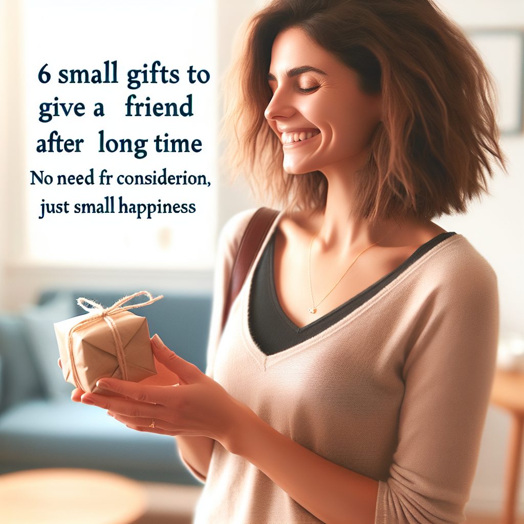 久しぶりに会う友達にちょっとしたプレゼント6選|気遣い不要で喜ばれる